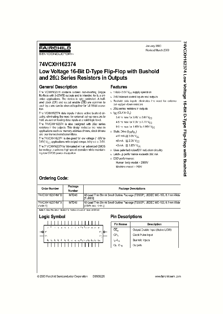 74VCXH162374PDF_356174.PDF Datasheet