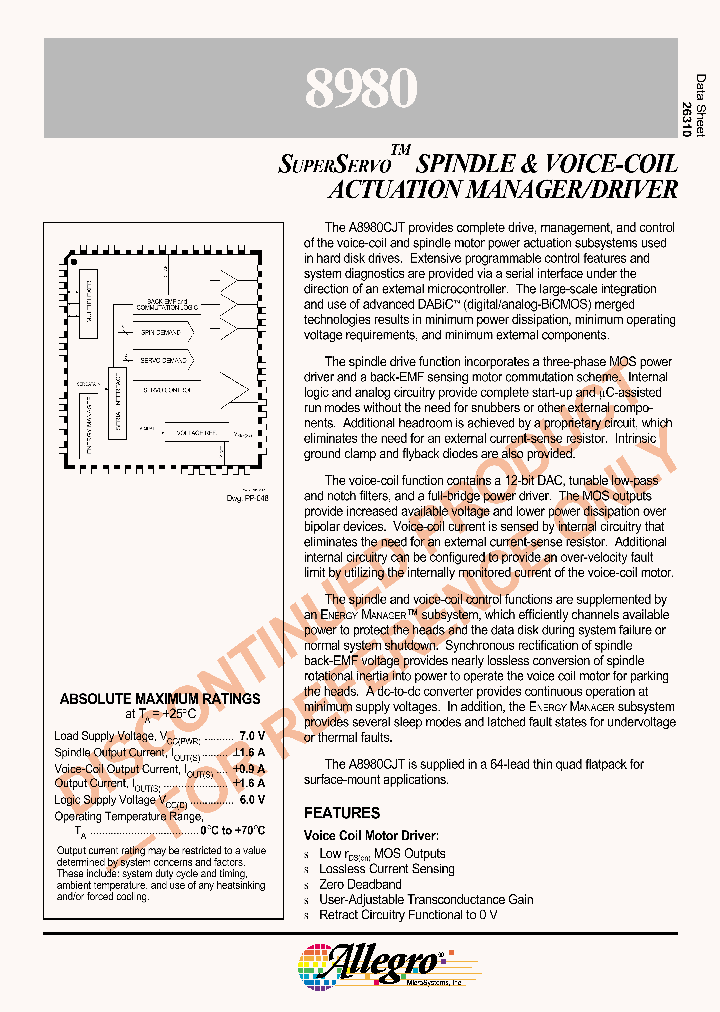 A8980CJT_385353.PDF Datasheet