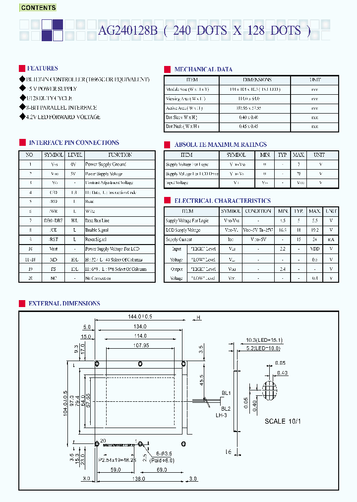 AG240128B_196827.PDF Datasheet Download --- IC-ON-LINE