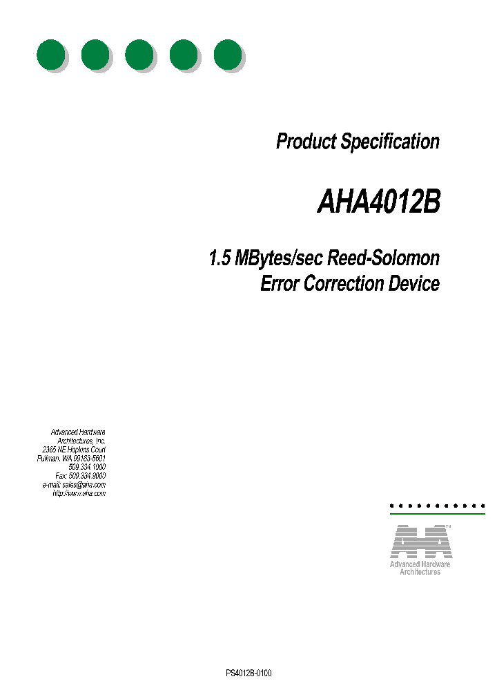 AHA4012BNBSP_305495.PDF Datasheet
