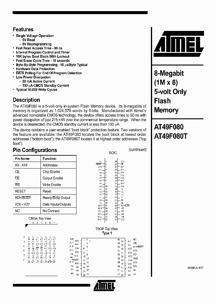 AT49F080_328027.PDF Datasheet