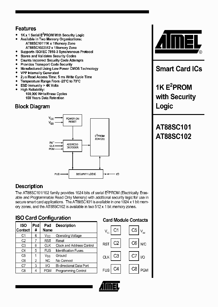 AT88SC101_294947.PDF Datasheet