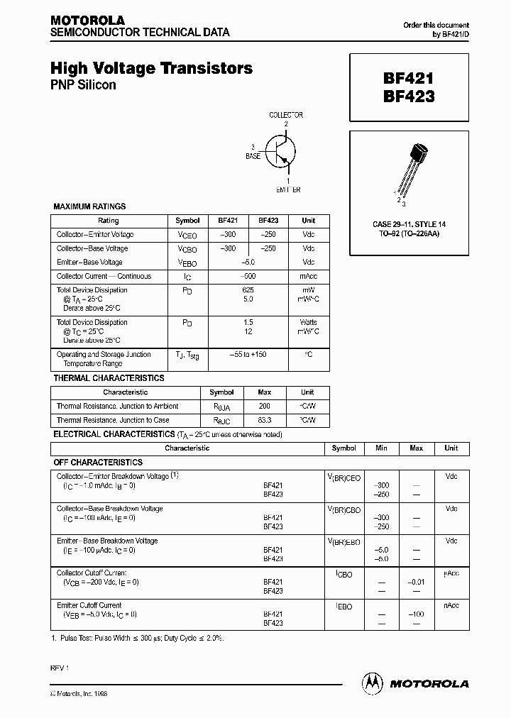 BF421_324309.PDF Datasheet