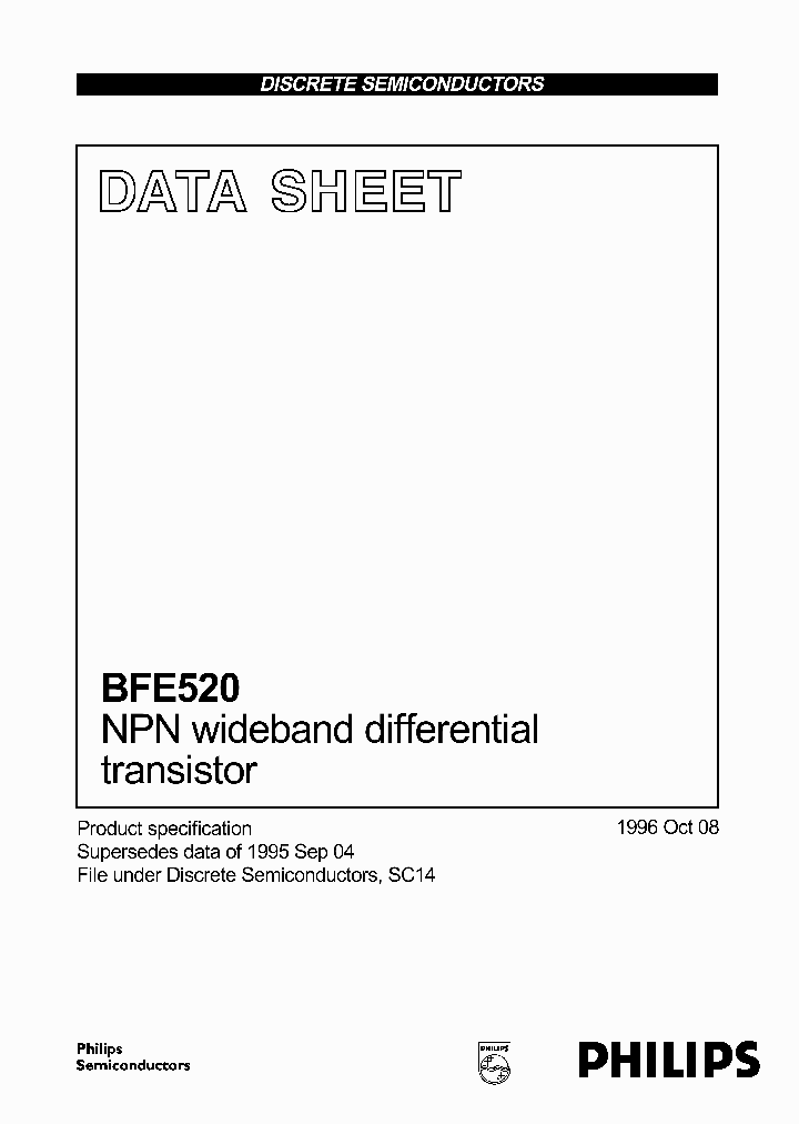 BFE520_316368.PDF Datasheet