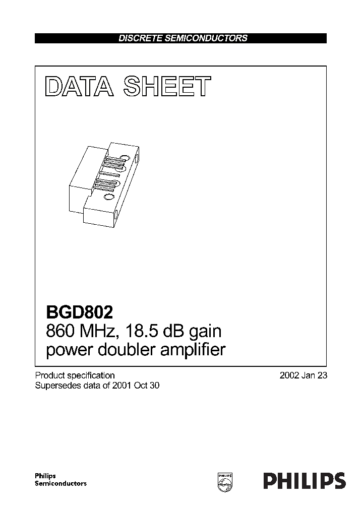BGD802_184288.PDF Datasheet Download --- IC-ON-LINE