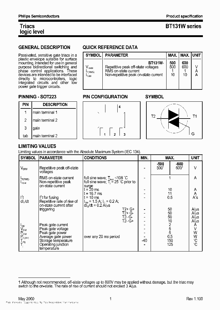 BT131W-600NBSP_180802.PDF Datasheet