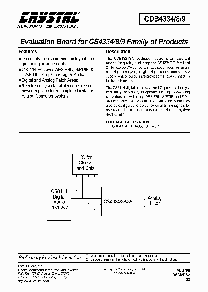 CDB4334_349554.PDF Datasheet