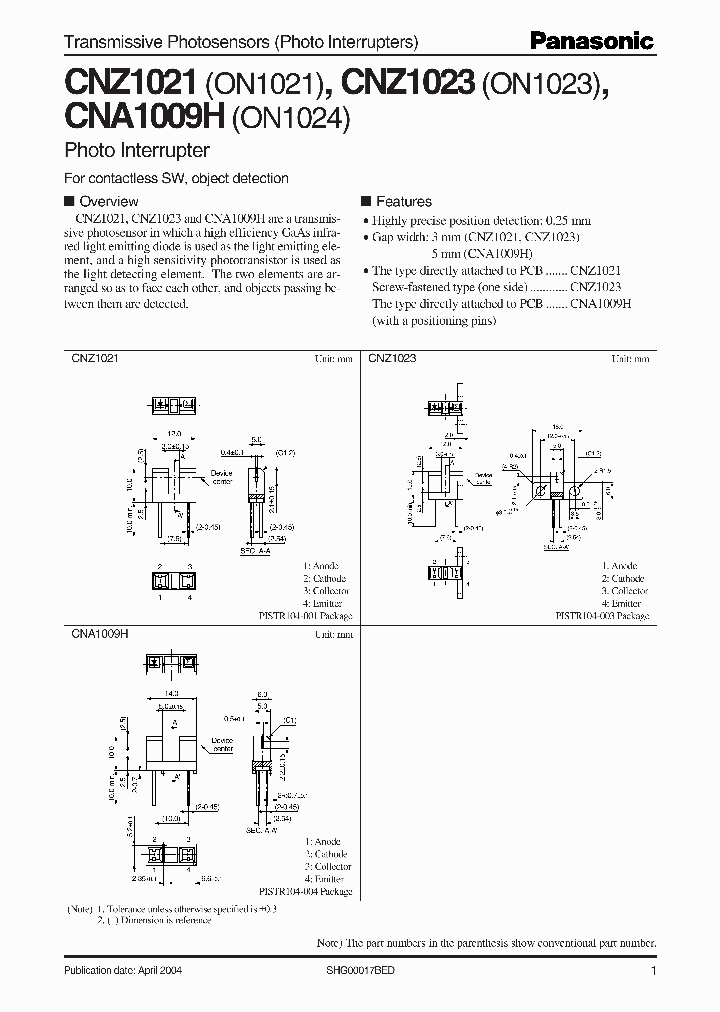 CNA1009H_314452.PDF Datasheet