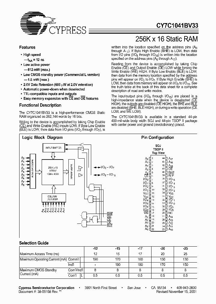 CY7C1041BV33-12_191800.PDF Datasheet