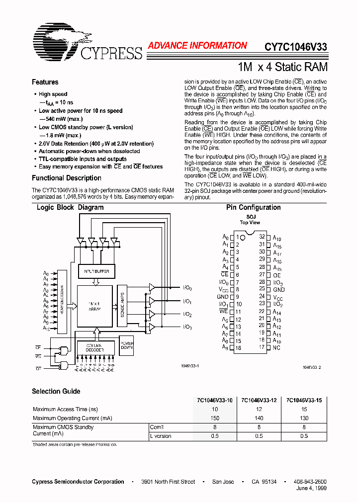 CY7C1046V33_357246.PDF Datasheet