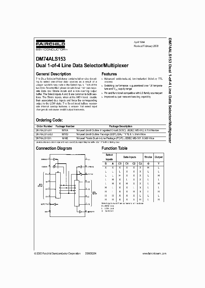 DM74ALS153_197402.PDF Datasheet