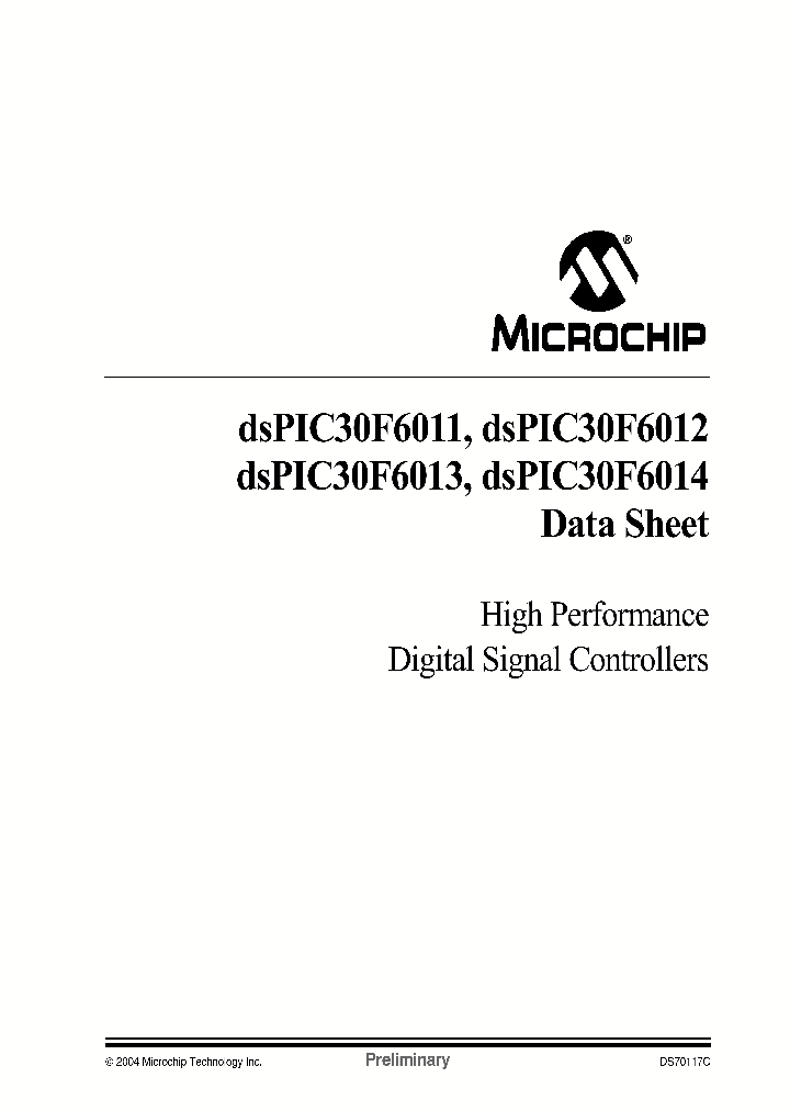 DSPIC30F6012_198852.PDF Datasheet