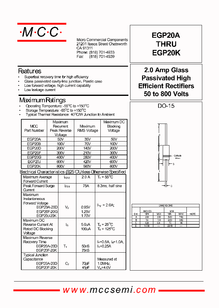 EGP20K_349946.PDF Datasheet Download --- IC-ON-LINE