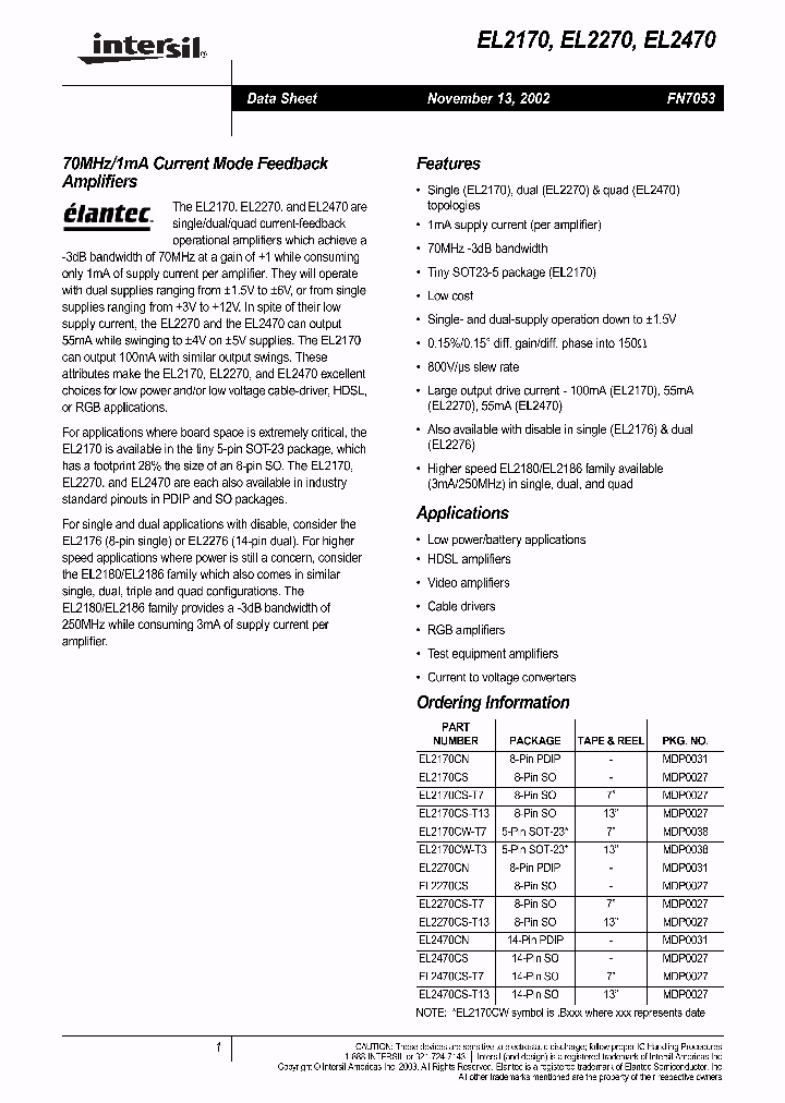 EL2170_120008.PDF Datasheet
