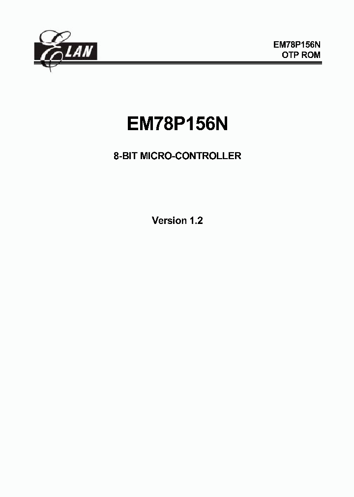EM78P156N_197609.PDF Datasheet