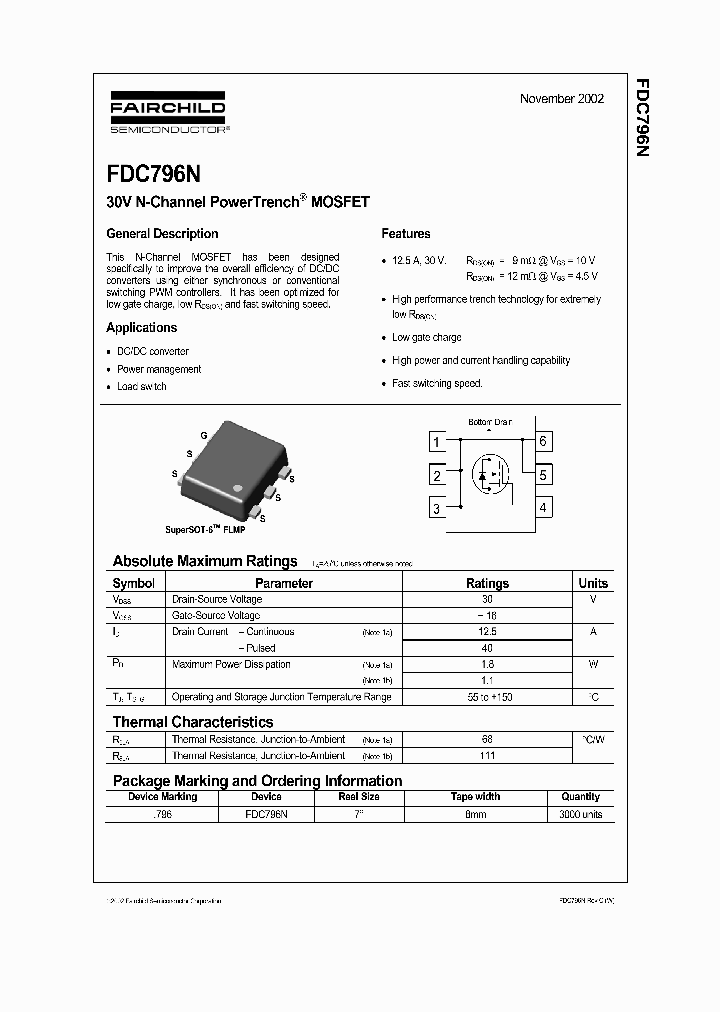 FDC796N_320123.PDF Datasheet