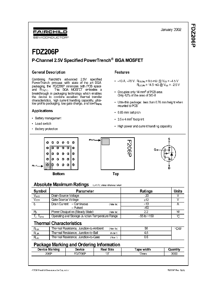 FDZ206P_357871.PDF Datasheet