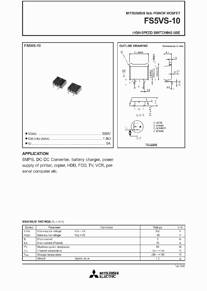 FS5VS-10_316658.PDF Datasheet