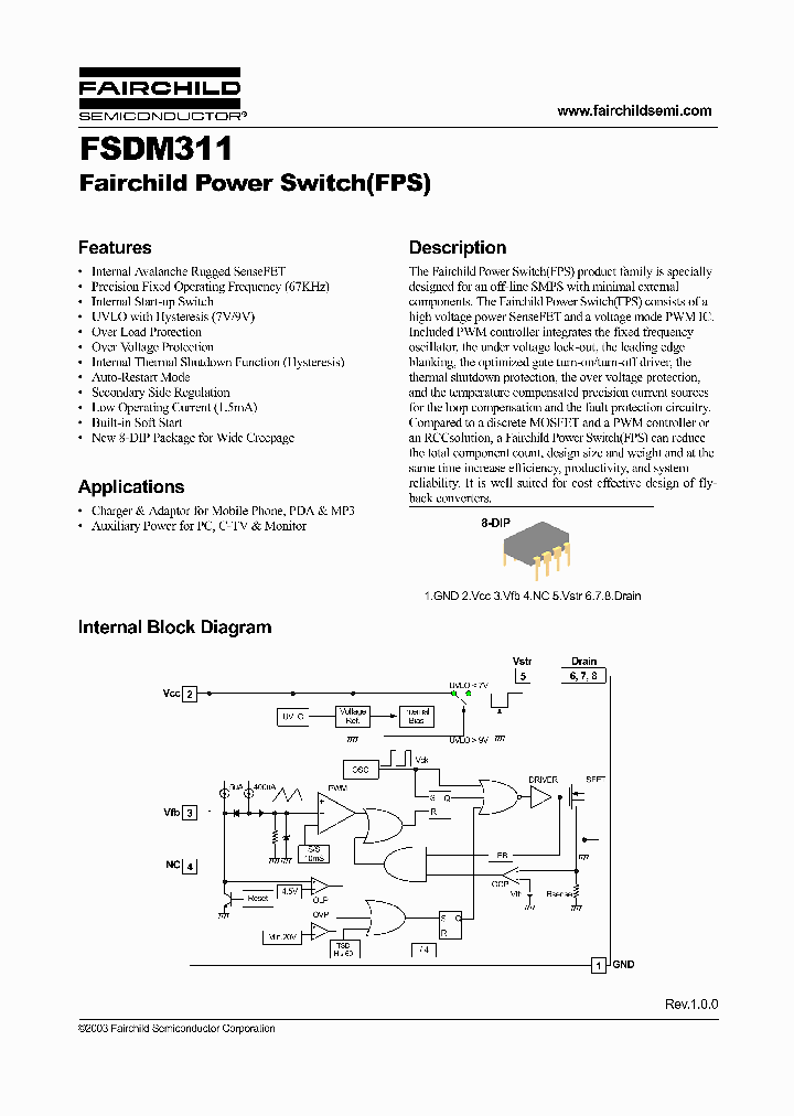 FSDM311_346153.PDF Datasheet