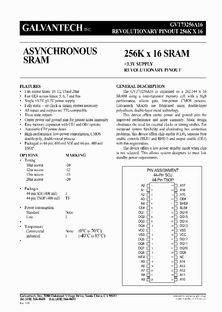 GVT73256A16_311638.PDF Datasheet