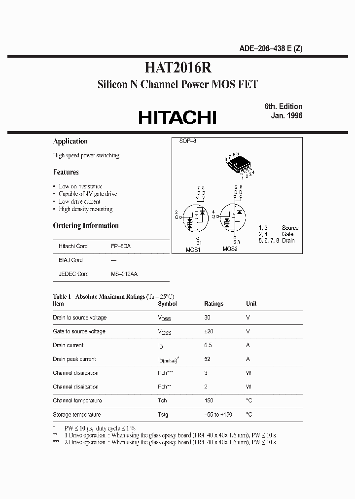 HAT2016R_306704.PDF Datasheet