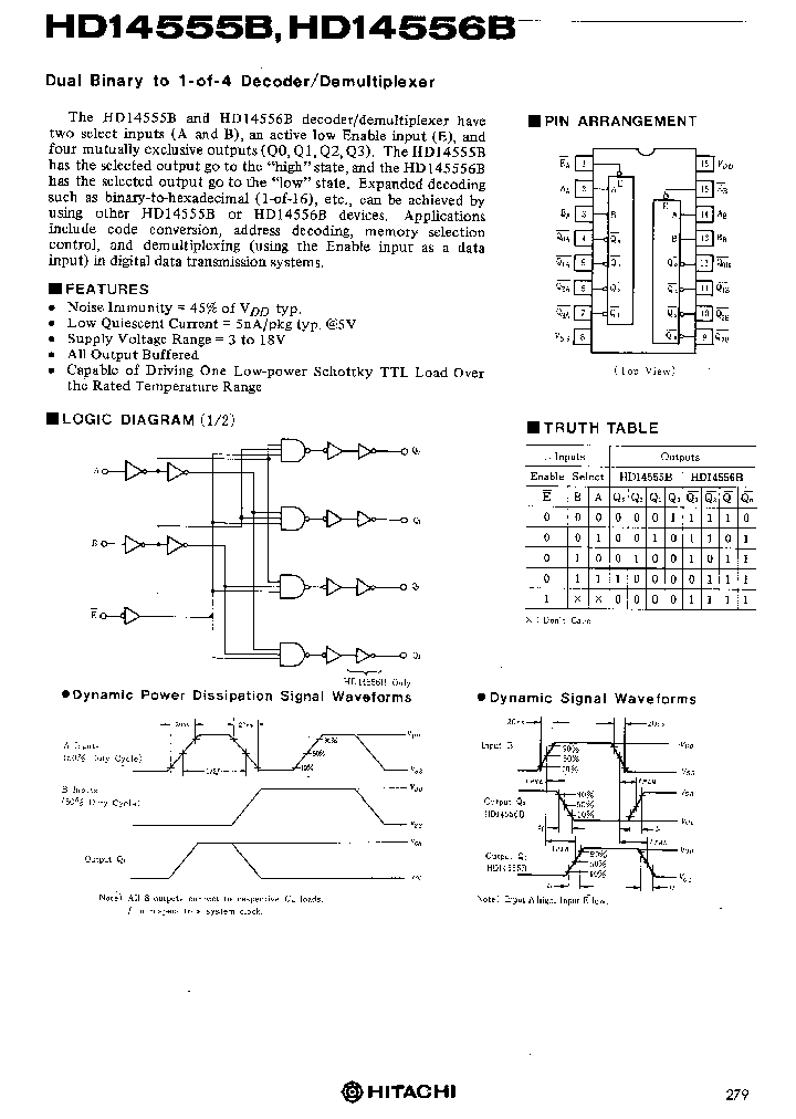 HD14556B_341195.PDF Datasheet Download --- IC-ON-LINE