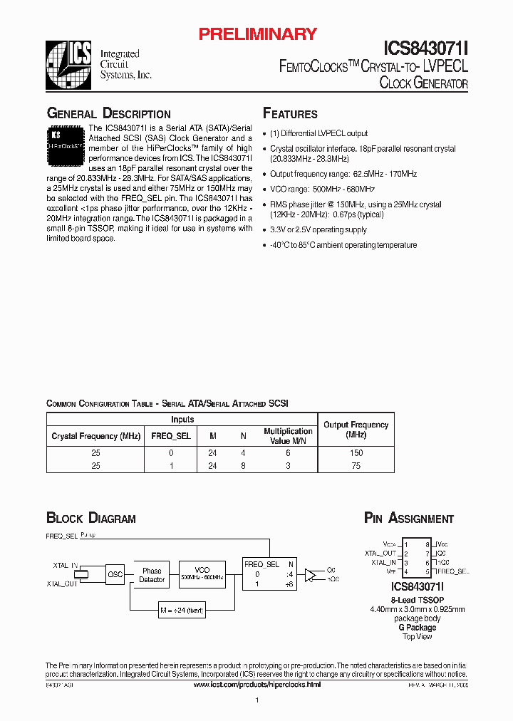 ICS843071I_316643.PDF Datasheet