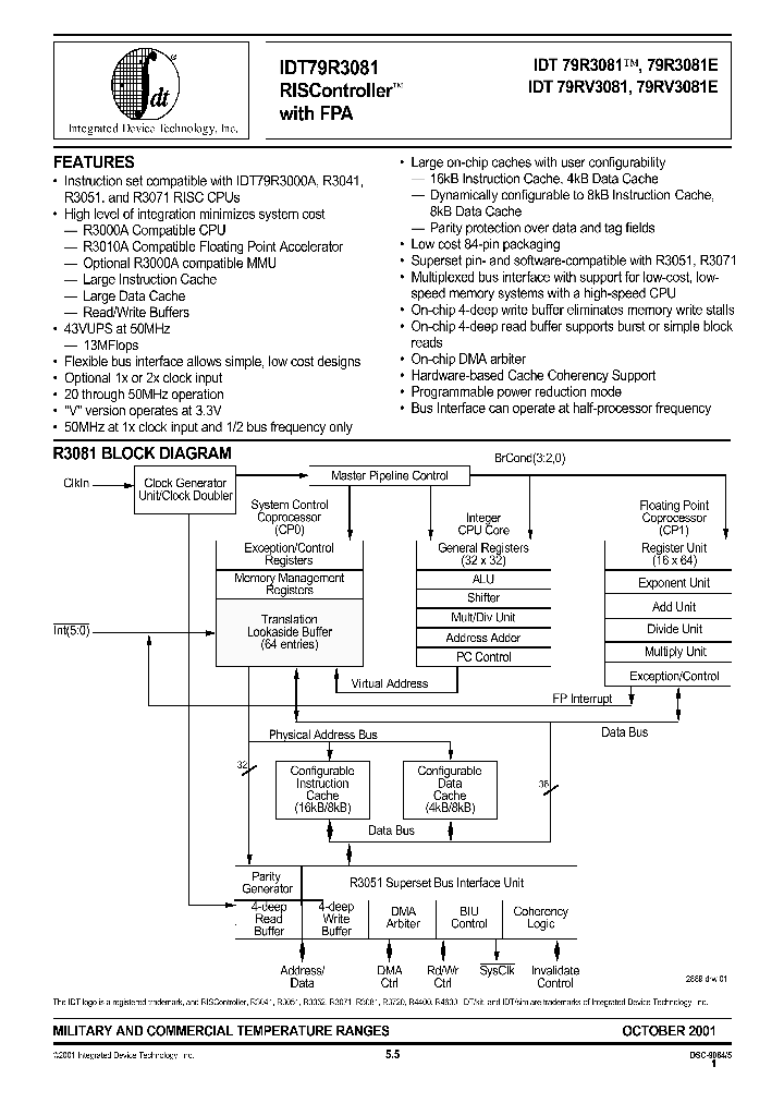 IDT79RV3081E_337771.PDF Datasheet