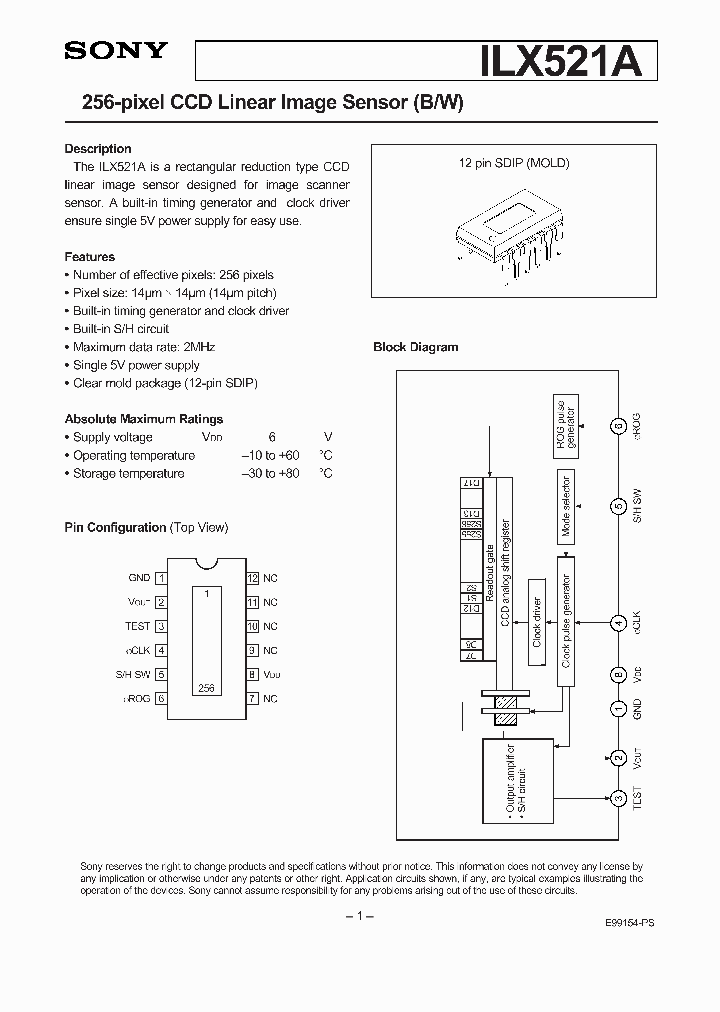 ILX521_249365.PDF Datasheet