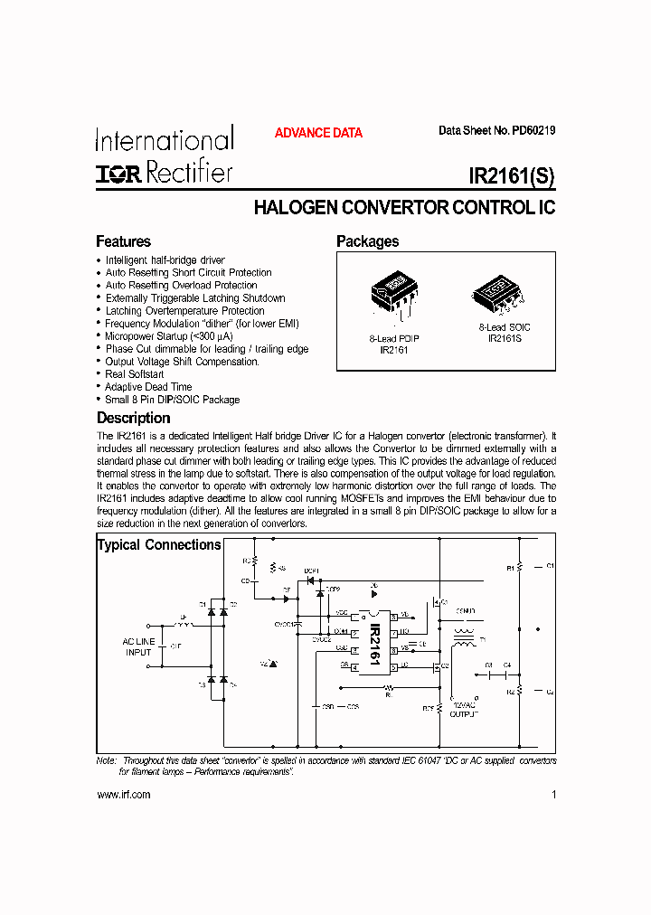 IR2161_198397.PDF Datasheet