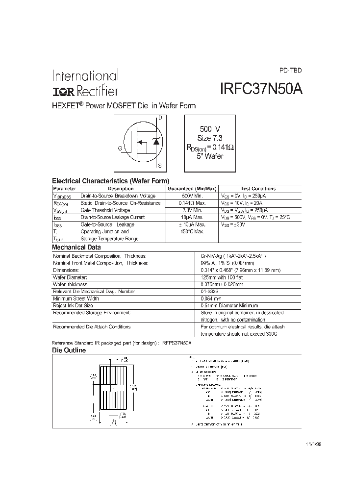 IRFC37N50A_329200.PDF Datasheet