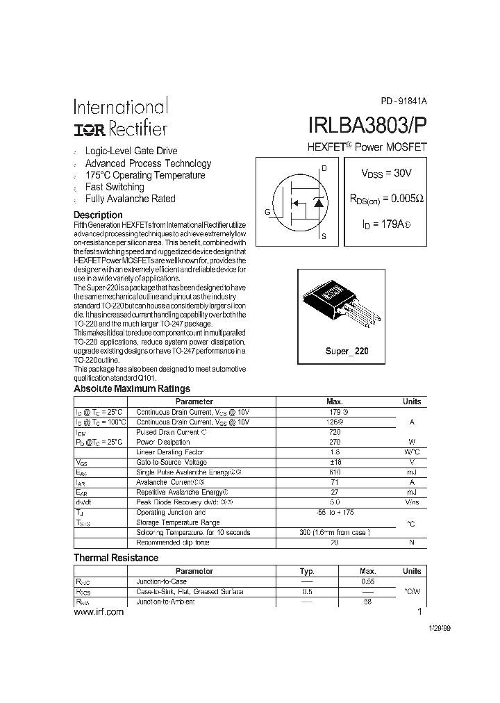 IRLBA3803P_323222.PDF Datasheet