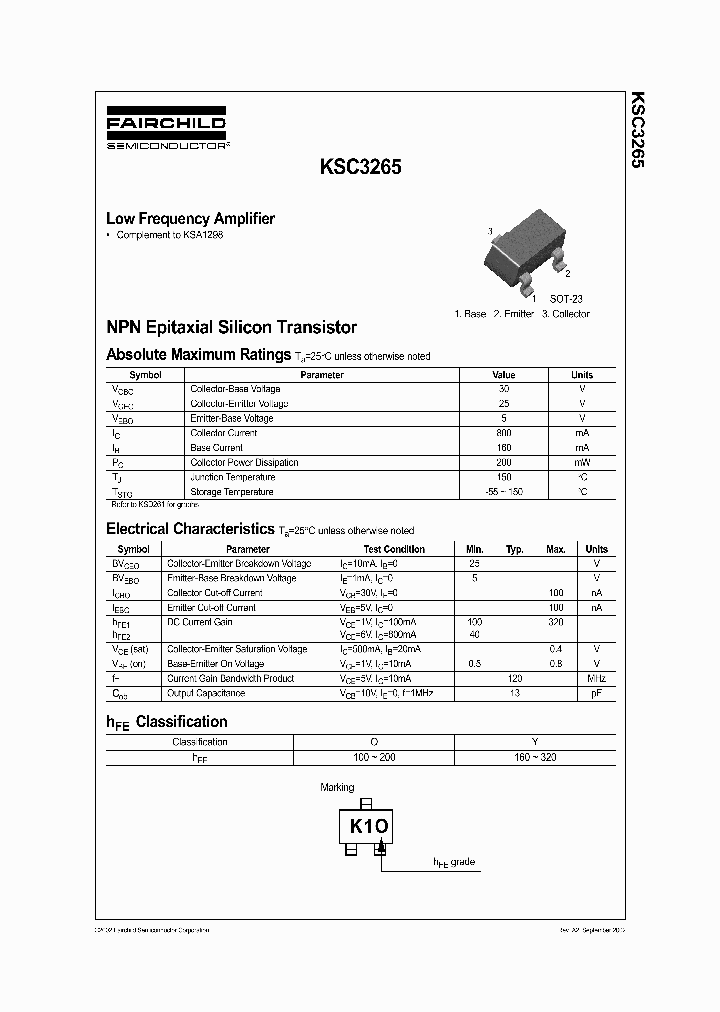 KSC3265_328956.PDF Datasheet