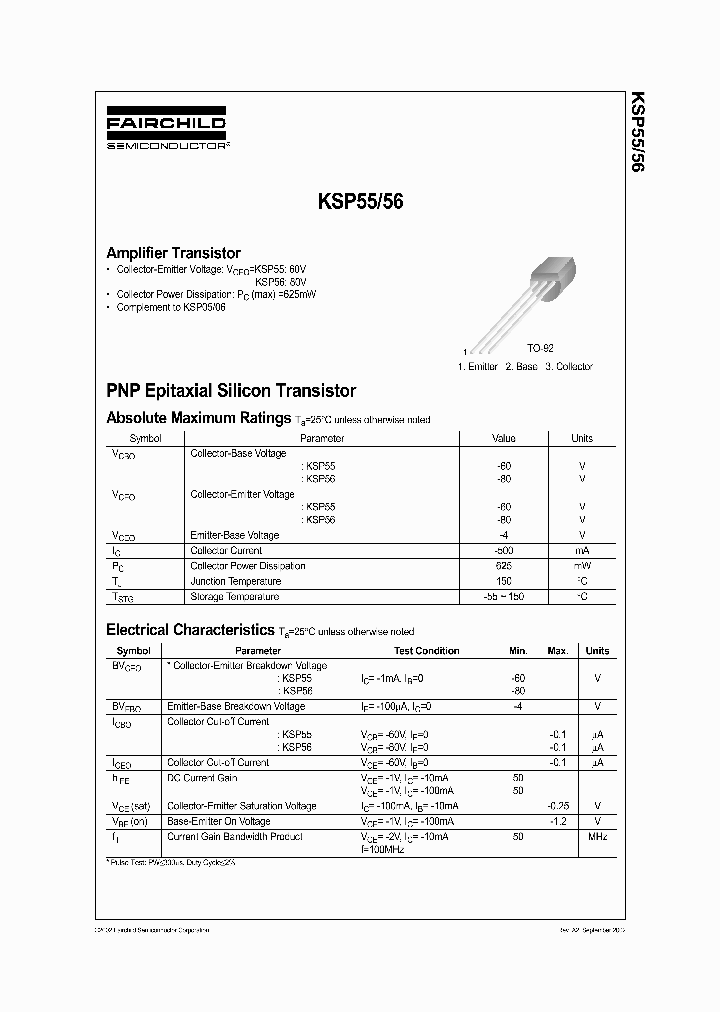 KSP56_311207.PDF Datasheet