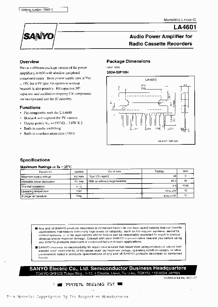 LA4601_339675.PDF Datasheet