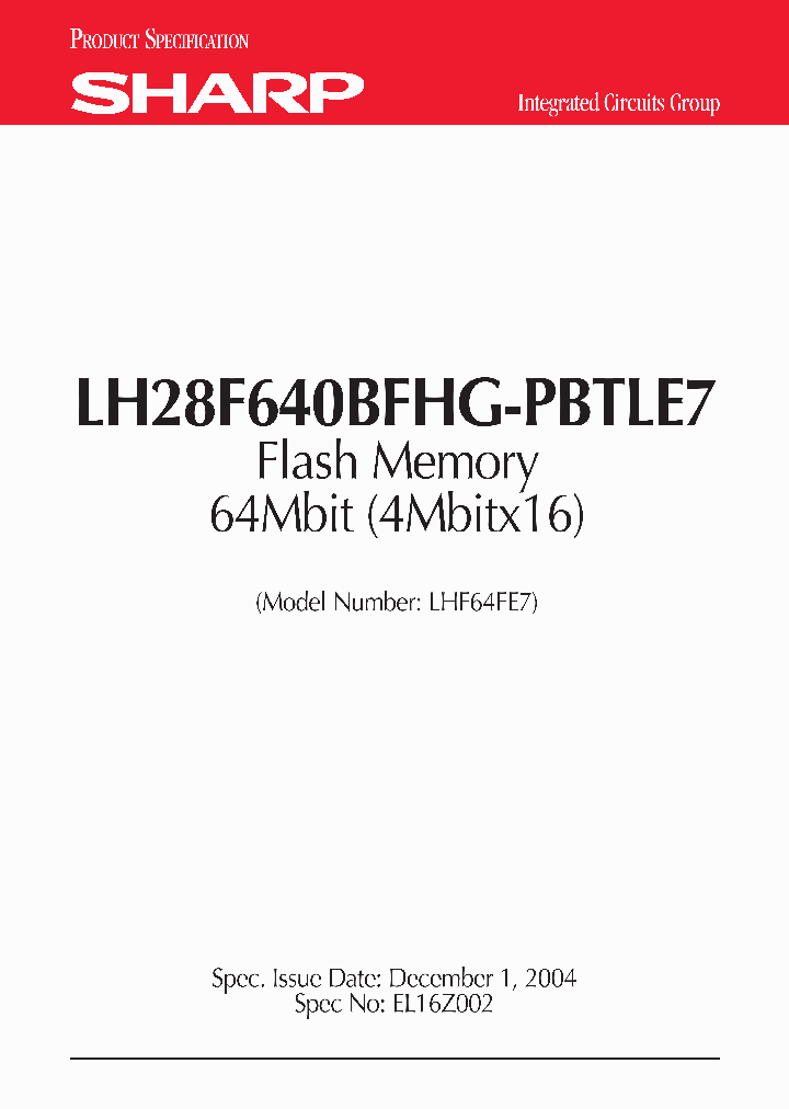 LH28F640BFHG-PBTLE7_323212.PDF Datasheet