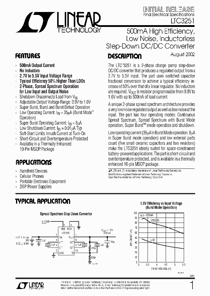 LTC3251_343500.PDF Datasheet Download --- IC-ON-LINE