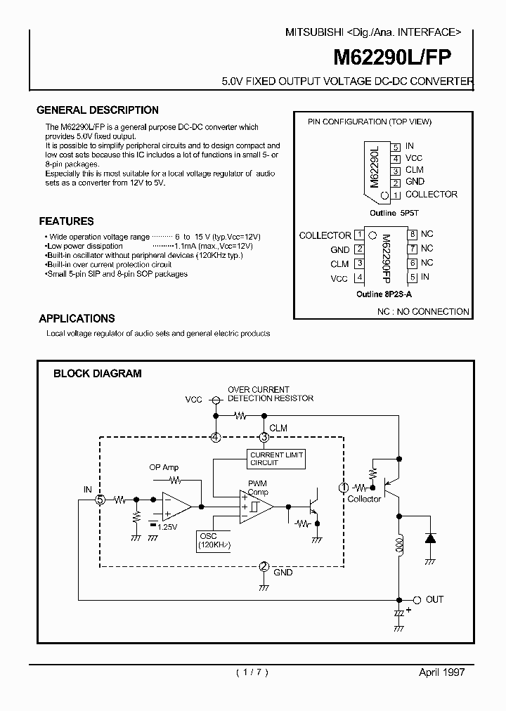 M62290FP_314111.PDF Datasheet