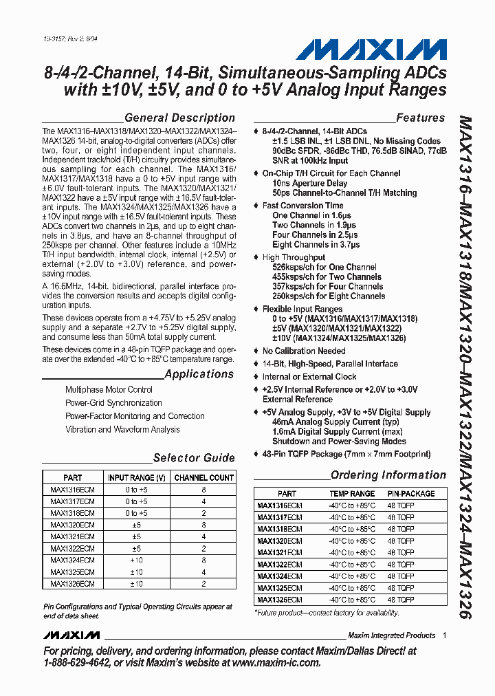 MAX1316_311960.PDF Datasheet