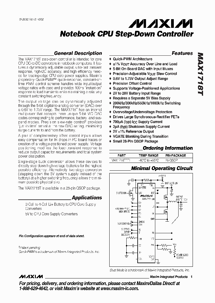 MAX1718T_196864.PDF Datasheet