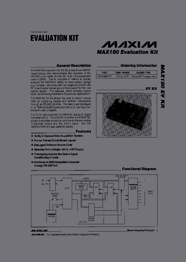 MAX180EVKIT_377000.PDF Datasheet