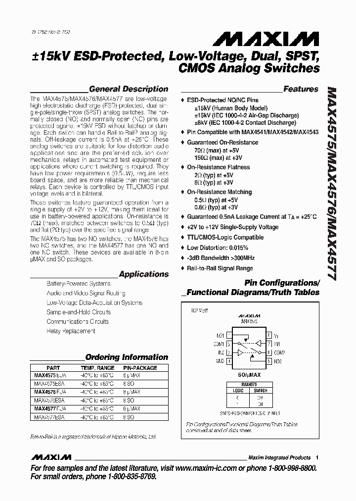 MAX4577_190951.PDF Datasheet