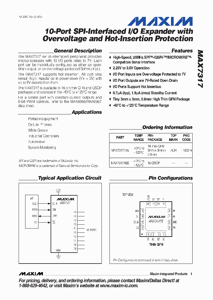 MAX7317_343352.PDF Datasheet