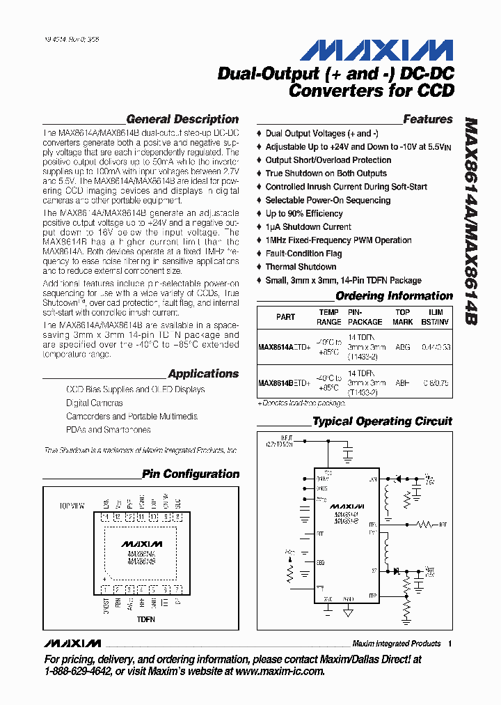 MAX8614_305819.PDF Datasheet