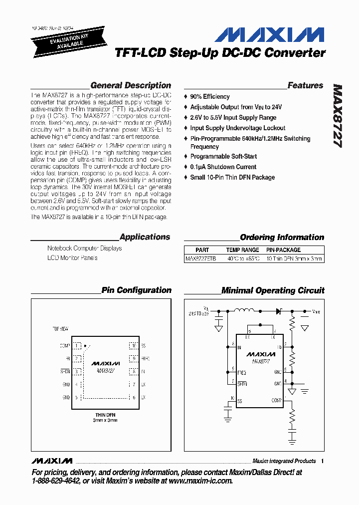 MAX8727_329582.PDF Datasheet