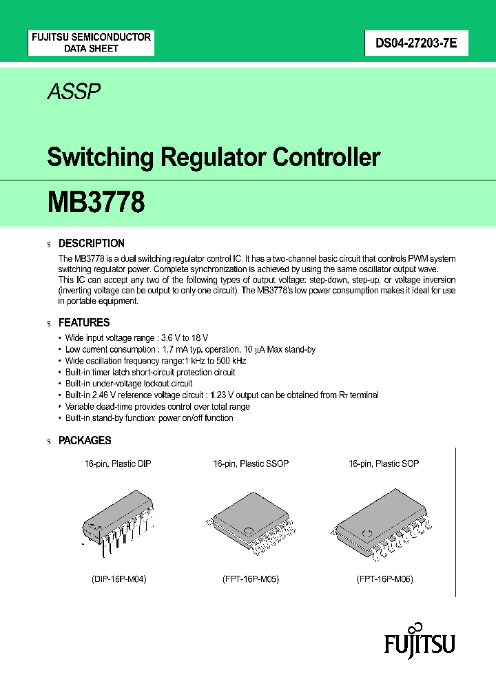 MB3778_326976.PDF Datasheet