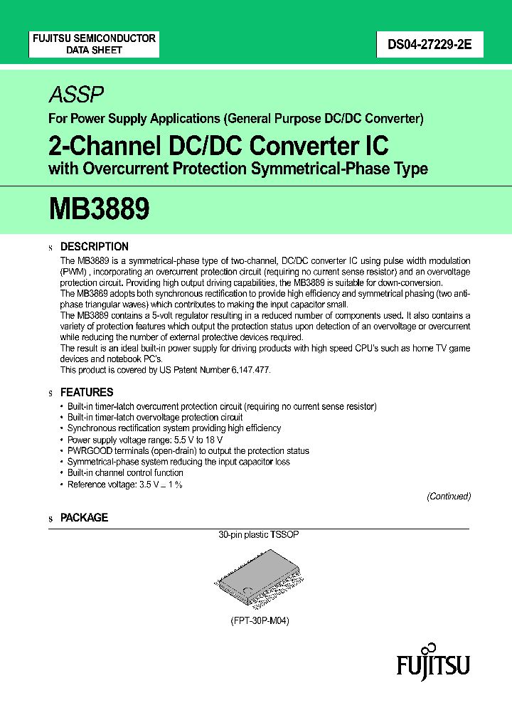 MB3889_339555.PDF Datasheet