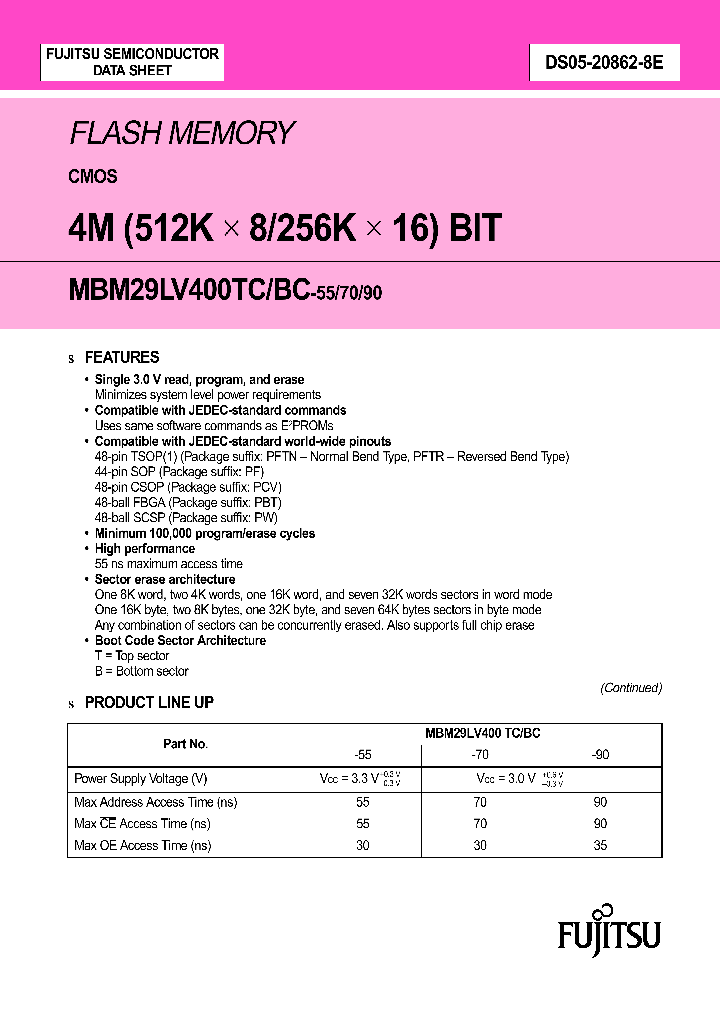 MBM29LV400BC-70PFTN_202349.PDF Datasheet