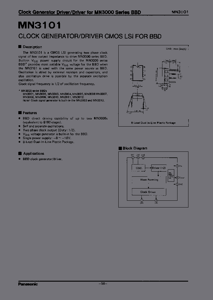 MN3101_197384.PDF Datasheet