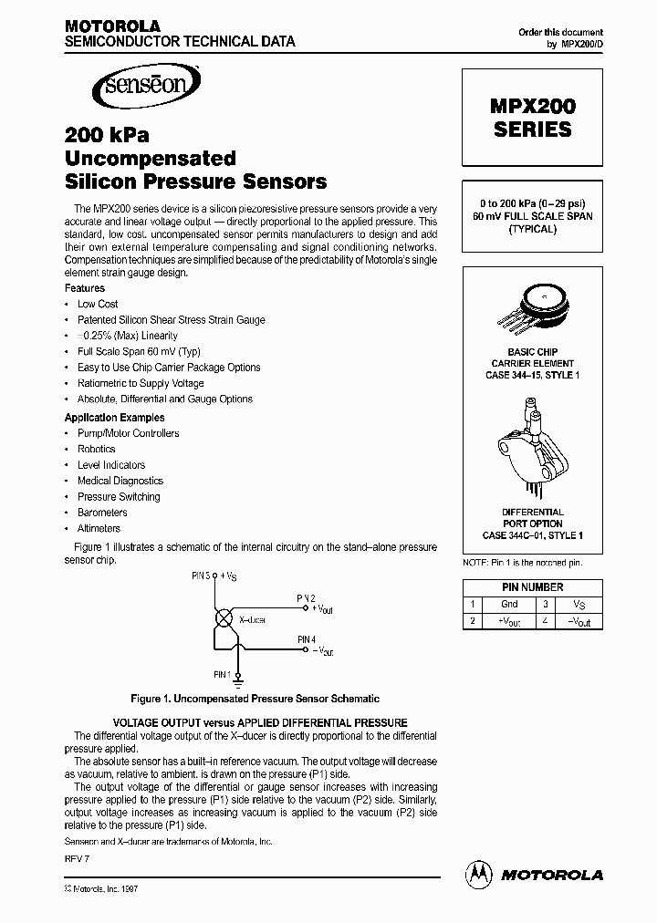 MPX200GVSX_372442.PDF Datasheet Download --- IC-ON-LINE